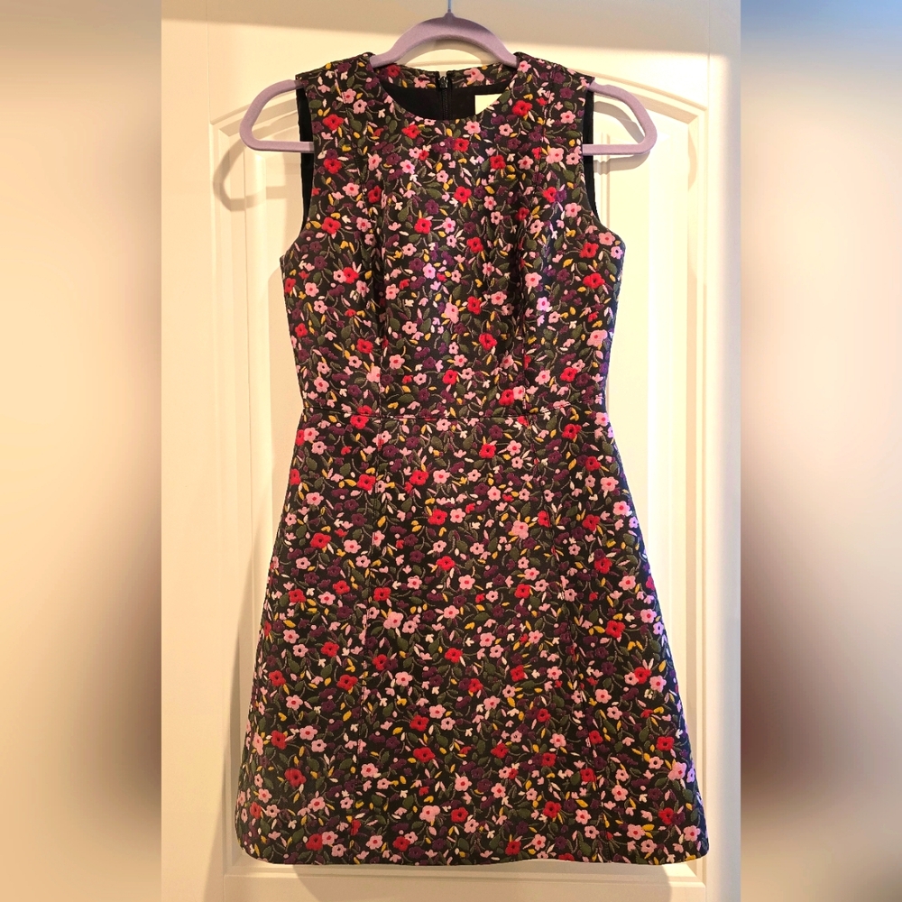 Kate Spade Floral Jaquard Dress Size 0